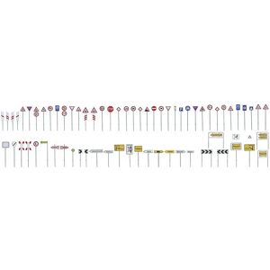 Piko H0 Scale Model Train Accessories - Road Signs Set Piko H0 Scale Model Train Accessories - Road Signs Set