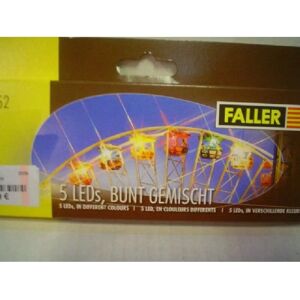 Faller 5 LEDs Kit de Iluminación Multicolor - Kit de Iluminación Faller 5 LEDs Kit de Iluminación Multicolor - Kit de Iluminación