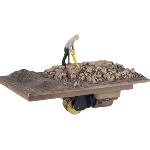 Faller H0 Construction Worker with Compressor - Painted Faller H0 Construction Worker with Compressor - Painted