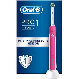 Oral-B Pro 600 CrossAction Electric Toothbrush - Pink - Electric Toothbrush Oral-B Pro 600 CrossAction Electric Toothbrush - Pink - Electric Toothbrush