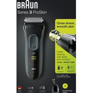 Afeitadora Braun Series 3 3050cc - A prueba de agua y eléctrica Afeitadora Braun Series 3 3050cc - A prueba de agua y eléctrica