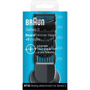 Braun BT32 - Series 3 Beard Trimmer Head + 5 Combs Braun BT32 - Series 3 Beard Trimmer Head + 5 Combs