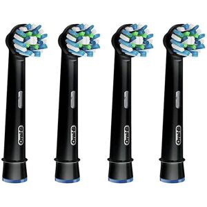 Oral-B CrossAction EB50-3+1CAB Toothbrush Head - Black Oral-B CrossAction EB50-3+1CAB Toothbrush Head - Black