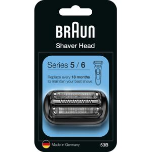 Braun Shaver Head - Series 5/6 Replacement, Black Braun Shaver Head - Series 5/6 Replacement, Black