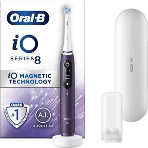 Oral-B iO8 Electric Toothbrush with Zipper Case - Violet Oral-B iO8 Electric Toothbrush with Zipper Case - Violet