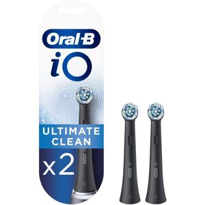 Oral-B iO Ultimate Clean Black Replacement Electric Toothbrush Heads - 2 Pack Oral-B iO Ultimate Clean Black Replacement Electric Toothbrush Heads - 2 Pack