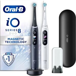 Oral-B iO Series 8 Electric Toothbrush - Black & White Duo Oral-B iO Series 8 Electric Toothbrush - Black & White Duo
