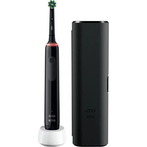 Brosse à dents électrique Oral-B Pro 3 3500 - Nettoyage en profondeur, 3 modes, Blanc, Noir - Publicité Brosse à dents électrique Oral-B Pro 3 3500 - Nettoyage en profondeur, 3 modes, Blanc, Noir - Publicité