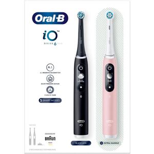Elektrická zubní kartáček Oral-B iO 6 - Růžový - 5 režimů - Chytrý displej Elektrická zubní kartáček Oral-B iO 6 - Růžový - 5 režimů - Chytrý displej
