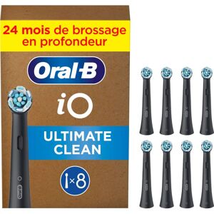 Oral-B iO Ultimate Clean Toothbrush Heads - black (8 pcs) Oral-B iO Ultimate Clean Toothbrush Heads - black (8 pcs)