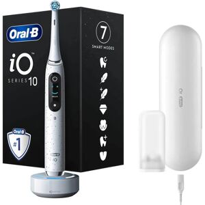 Oral-B iO10 For Adults Gifts For Women / Men 1 1 Ultimate Clean Toothbrush Head & Charging Travel Case 7 Modes 2 Pin UK Plug Stardust White IO Toothbrush Oral-B iO10 For Adults Gifts For Women / Men 1 1 Ultimate Clean Toothbrush Head & Charging Travel Case 7 Modes 2 Pin UK Plug Stardust White IO Toothbrush