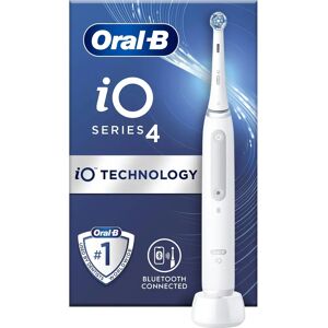 Oral-B iO4 For Adults Fathers Day Gifts For Him / Her 1 Toothbrush Head 4 Modes With Teeth Whitening UK 2 Pin Plug White Oral-B iO4 For Adults Fathers Day Gifts For Him / Her 1 Toothbrush Head 4 Modes With Teeth Whitening UK 2 Pin Plug White