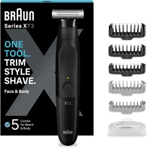 Braun Series XT3 One Blade Hybrid Beard & Stubble Trimmer - Black Braun Series XT3 One Blade Hybrid Beard & Stubble Trimmer - Black