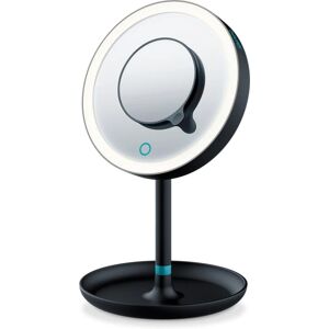 Miroir de maquillage Beurer BS 45 - Éclairé, Noir, 5x, LED, 360° - Publicité Miroir de maquillage Beurer BS 45 - Éclairé, Noir, 5x, LED, 360° - Publicité