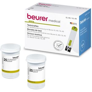 Beurer Teststreifen für GL 48 / GL 49 - Blutzuckerteststreifen Beurer Teststreifen für GL 48 / GL 49 - Blutzuckerteststreifen
