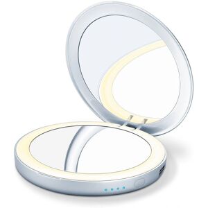Beurer BS 39 Cosmetic Mirror with Powerbank - LED Lighting, 9cm Beurer BS 39 Cosmetic Mirror with Powerbank - LED Lighting, 9cm
