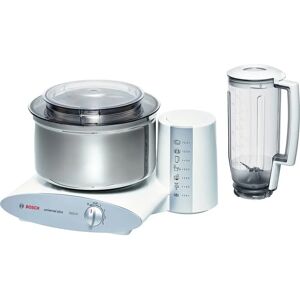 Bosch MUM6N21 - Blanc / Argent - Robot de Cuisine - Publicité Bosch MUM6N21 - Blanc / Argent - Robot de Cuisine - Publicité