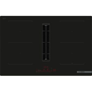 Bosch PVQ811H26E - Preto - Placa de indução com sistema de ventilação integrado Bosch PVQ811H26E - Preto - Placa de indução com sistema de ventilação integrado