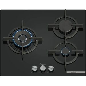 Placa de Gas BOSCH PPC6A6I10 - 3 Zonas, Negra, 60cm Placa de Gas BOSCH PPC6A6I10 - 3 Zonas, Negra, 60cm