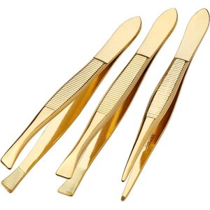KLiNGEL Vergoldete Pinzette-Set - Präzisions Augenbrauen, Splitter KLiNGEL Vergoldete Pinzette-Set - Präzisions Augenbrauen, Splitter