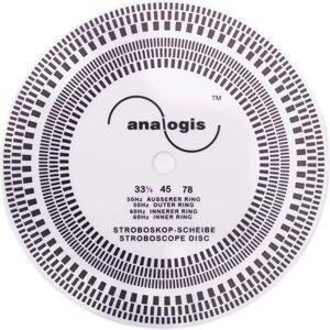 Disque stroboscopique Perfect Pitch d'Analogis - Accessoire pour platine - Publicité Disque stroboscopique Perfect Pitch d'Analogis - Accessoire pour platine - Publicité