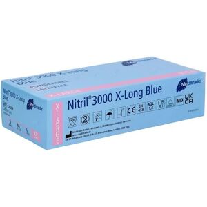 Meditrade Nitril 3000 Kék X-Long Kesztyűk - Kesztyűk Meditrade Nitril 3000 Kék X-Long Kesztyűk - Kesztyűk