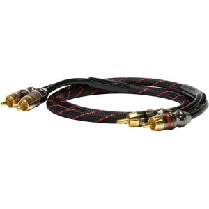 Dynavox Perfect Sound stereo cinch kabel - Pozlacené RCA konektory - 1m Dynavox Perfect Sound stereo cinch kabel - Pozlacené RCA konektory - 1m
