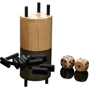 BestSaller 3030 - Reisspel Super Six - Hout, 36 stokjes & 2 dobbelstenen BestSaller 3030 - Reisspel Super Six - Hout, 36 stokjes & 2 dobbelstenen