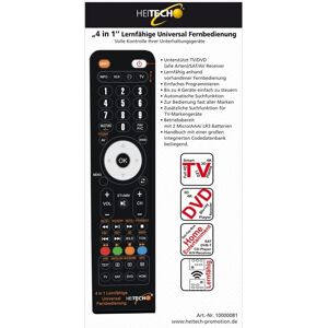 Heitech 10000081 Τηλεχειριστήριο universal 4 σε 1 Heitech 10000081 Τηλεχειριστήριο universal 4 σε 1