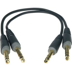 Klotz AB-JJ0060 Zwart 0,6m Stereo Patchkabel - Duitsland Klotz AB-JJ0060 Zwart 0,6m Stereo Patchkabel - Duitsland