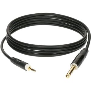 Klotz AS-MJ0150 Audio Kabel - 1,5m, Gouden contacten, Flexibele PVC, Mini-Jack Klotz AS-MJ0150 Audio Kabel - 1,5m, Gouden contacten, Flexibele PVC, Mini-Jack