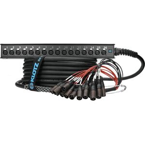 Câble audio KLOTZ AIS GmbH SLW160XE - 30m - 16x XLR - Noir - Publicité Câble audio KLOTZ AIS GmbH SLW160XE - 30m - 16x XLR - Noir - Publicité