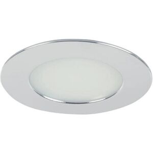 Luminaire encastré LED Brumberg - IP44, chrom, rond - 12127023 - Publicité Luminaire encastré LED Brumberg - IP44, chrom, rond - 12127023 - Publicité