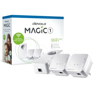 Devolo Magic 1 WiFi mini Netzwerk-Kit - Zuverlässiges Mesh WiFi - 1200 Mbit/s Devolo Magic 1 WiFi mini Netzwerk-Kit - Zuverlässiges Mesh WiFi - 1200 Mbit/s