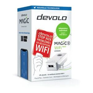 Devolo Magic 2 WiFi Next 2400 Mbit/s Ethernet Weiß - Powerline WLAN Devolo Magic 2 WiFi Next 2400 Mbit/s Ethernet Weiß - Powerline WLAN