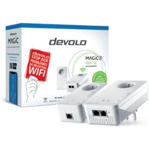 Kit Mesh Powerline WiFi 6 Devolo Magic 2 - Publicité Kit Mesh Powerline WiFi 6 Devolo Magic 2 - Publicité