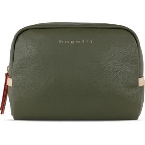 Bugatti ELLA Grüne Unifarbene Kosmetiktasche 20x15x8cm Bugatti ELLA Grüne Unifarbene Kosmetiktasche 20x15x8cm