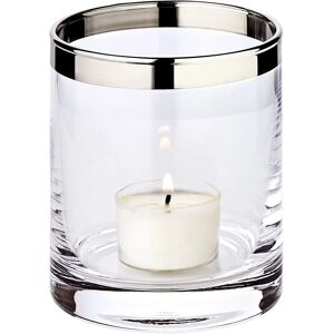 Edzard Candle Holder - Elegant German Crystal Silver - Candle Holder Edzard Candle Holder - Elegant German Crystal Silver - Candle Holder