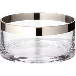 EDZARD Grit Cuenco de cristal - Vidrio y platino - 15cm EDZARD Grit Cuenco de cristal - Vidrio y platino - 15cm