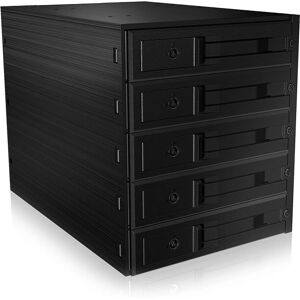 ICY BOX IB-565SSK Opslaglade 3x 5,25" Zwart ICY BOX IB-565SSK Opslaglade 3x 5,25" Zwart