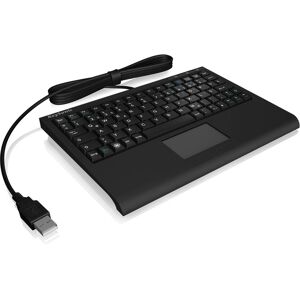 KeySonic ACK-3410 Kompakte Tastatur mit Touchpad - Office USB US Englisch Schwarz KeySonic ACK-3410 Kompakte Tastatur mit Touchpad - Office USB US Englisch Schwarz