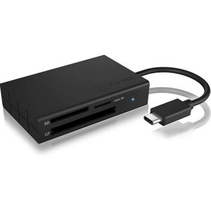 ICY BOX IB-CR401-C3 Card Reader - USB 3.2 Gen 1 Type-C Black ICY BOX IB-CR401-C3 Card Reader - USB 3.2 Gen 1 Type-C Black