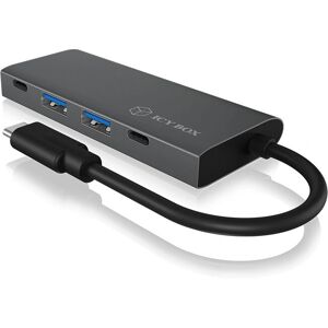 RaidSonic IB-HUB1428-C31 USB 3.2 Gen 2 Type-C 10000 Mbit/s Antracit - USB-hubb RaidSonic IB-HUB1428-C31 USB 3.2 Gen 2 Type-C 10000 Mbit/s Antracit - USB-hubb