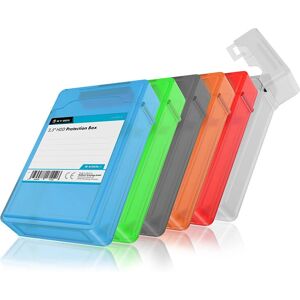 ICY BOX IB-AC602b-6 Protective HDD Cases - Pack of 6 ICY BOX IB-AC602b-6 Protective HDD Cases - Pack of 6