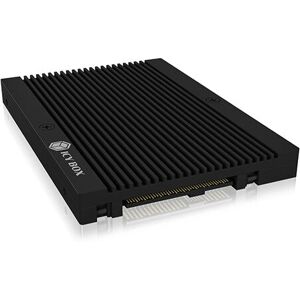 Boîtier SSD ICY BOX IB-M2U04 - Noir - Supporte PCIe NVMe & U.2 Boîtier SSD ICY BOX IB-M2U04 - Noir - Supporte PCIe NVMe & U.2