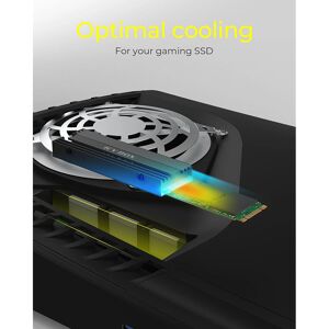ICY BOX IB-M2HS-PS5 Heatsink - Supports M.2 SSD 22x80 mm ICY BOX IB-M2HS-PS5 Heatsink - Supports M.2 SSD 22x80 mm