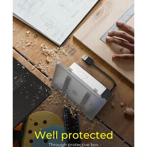 ICY BOX IB-AC603b-U3 USB 3.2 HDD/SSD Enclosure Anthracite ICY BOX IB-AC603b-U3 USB 3.2 HDD/SSD Enclosure Anthracite