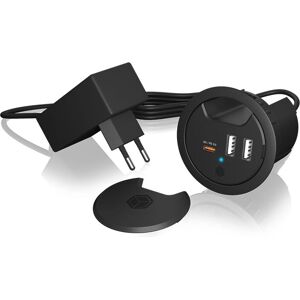 ICY BOX IB-HUB1407 Hub USB - Nero - 3 Porte ICY BOX IB-HUB1407 Hub USB - Nero - 3 Porte