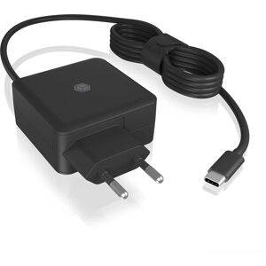 Caricatore da Parete USB-C 65W ICY BOX - Nero Caricatore da Parete USB-C 65W ICY BOX - Nero