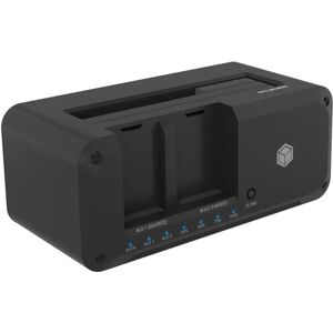 RaidSonic Icy Box Ib-2924Mscl-C31 - Docking Station - Clone Function - M.2 Nvme Card / Sata 6Gb/S - USB 3.2 RaidSonic Icy Box Ib-2924Mscl-C31 - Docking Station - Clone Function - M.2 Nvme Card / Sata 6Gb/S - USB 3.2